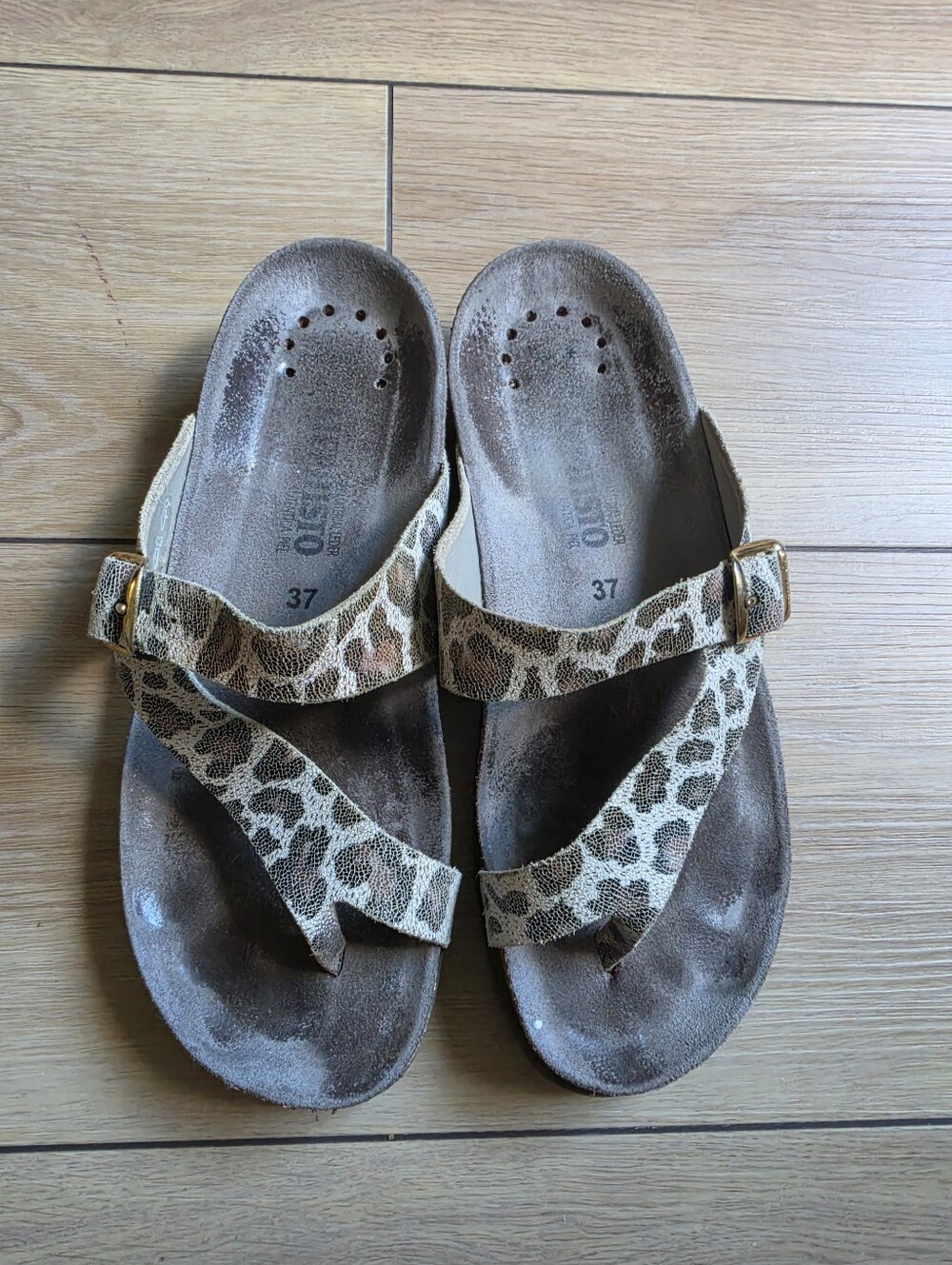 Mephisto Helen Toe Loop Sandals Size EU 37